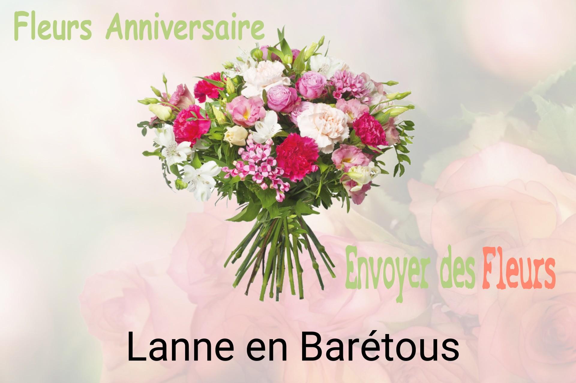 Bouquet de fleurs d’anniversaire livré à Lanne-en-Barétous